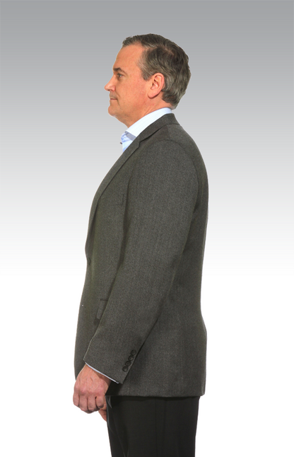 SIENNA Grey Herringbone Sportcoat